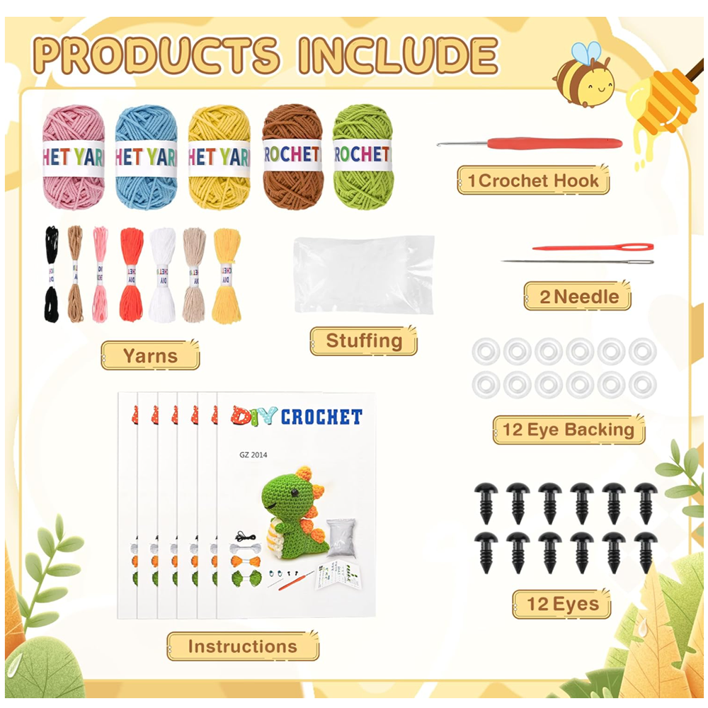 Animal Plush Crochet Kit