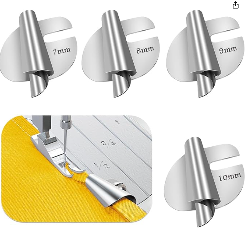 Sewing Rolled Hemmer Foot Set