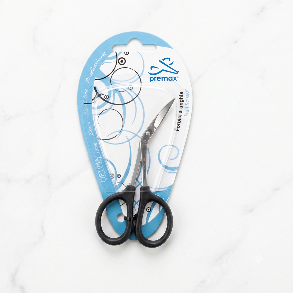 Premax crooked fabric scissors for tailoring and dressmaking

In-use shot (if you have one):
Curved scissors cutting fabric without lifting