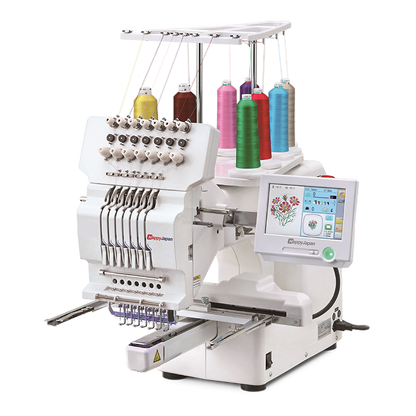 Happy HCH -701P-30 Single Head 7 Needle Computerized Embroidery Machine