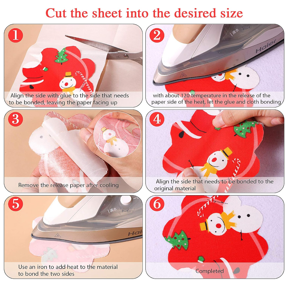 Iron on Adhesive Patch Sheet