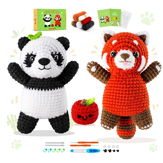 Panda Crochet Animal Kit