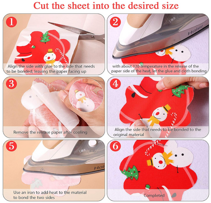 Iron on Adhesive Patch Sheet