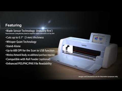 Brother SDX1200 ScanNcut Cutting Machines For Textile Fabrics